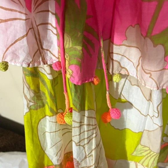 Farm Rio Floral Tiered Sundress L new - Picture 3 of 4